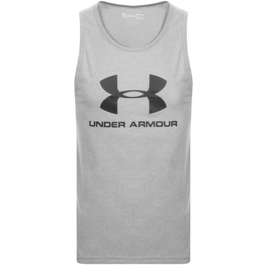 Alternative Image for ProductUnder Armour Sportstyle Vest T Shirt Grey1